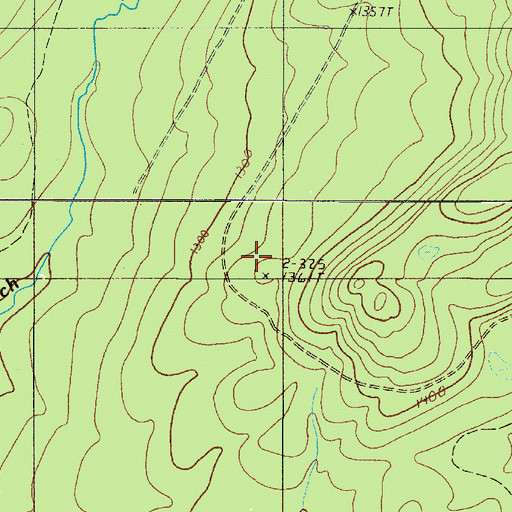 Topographic Map of T11 R12 WELS, ME