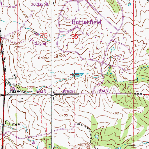 Topographic Map of Franktown Parker FPS-1 Reservoir, CO