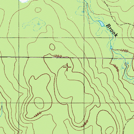 Topographic Map of T11 R17 WELS, ME
