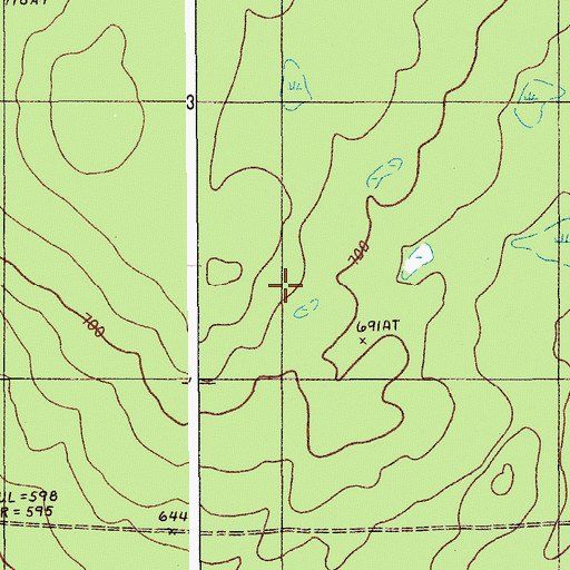 Topographic Map of T13 R5 WELS, ME
