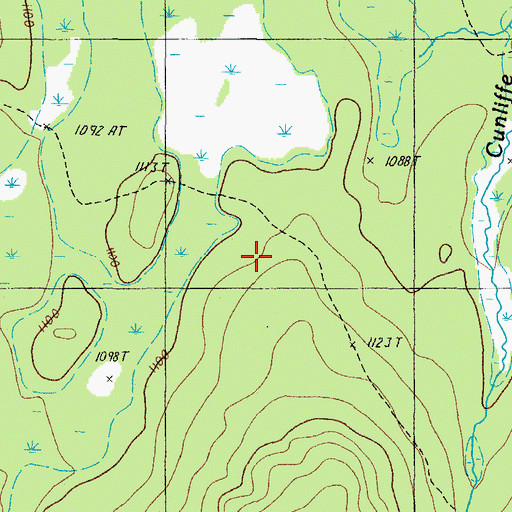 Topographic Map of T13 R16 WELS, ME
