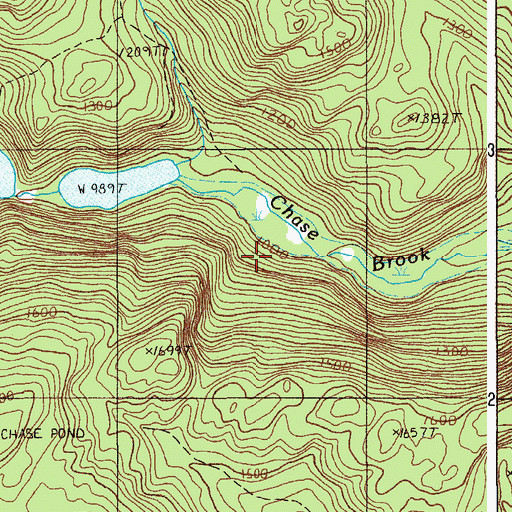 Topographic Map of T14 R9 WELS, ME