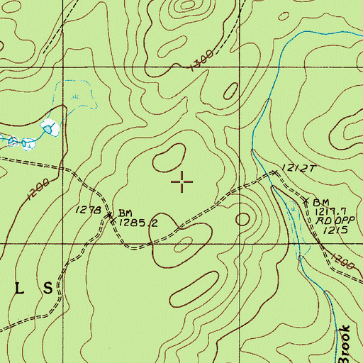 Topographic Map of T15 R10 WELS, ME