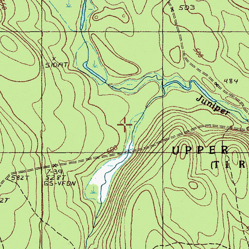 Topographic Map of Upper Molunkus Township, ME