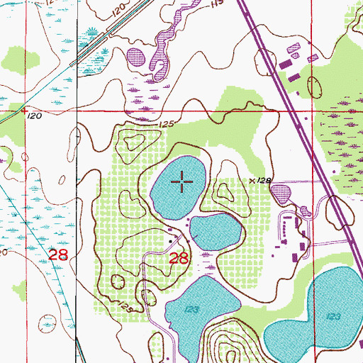 Topographic Map of Tater Patch Pond, FL