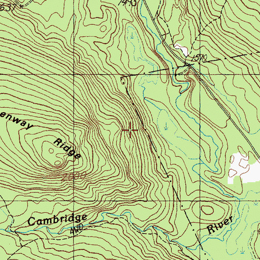 Topographic Map of Grafton Township, ME