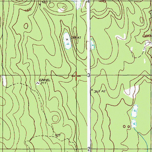 Topographic Map of Grindstone Township, ME