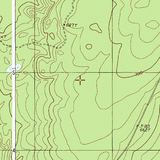 Topographic Map of Long A Township, ME