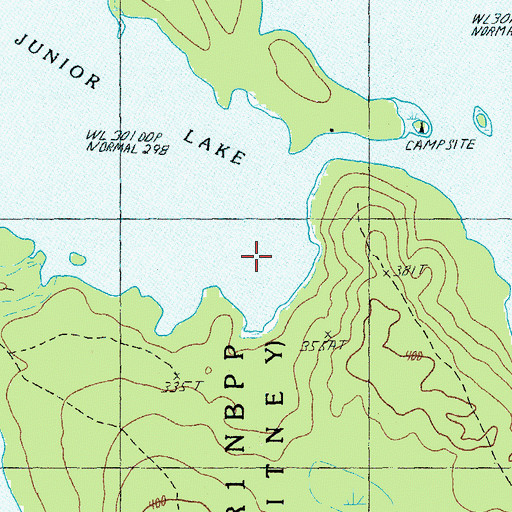 Topographic Map of Pukakon Township, ME