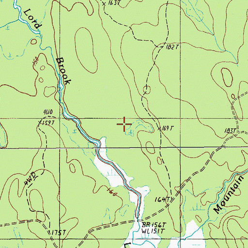 Topographic Map of Summit Township, ME