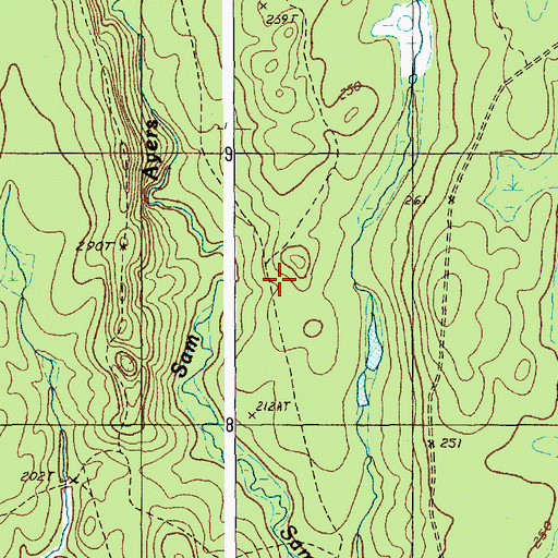 Topographic Map of T2 R8 NWP, ME