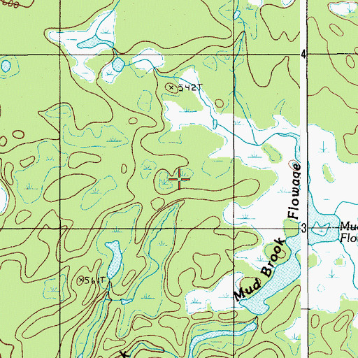 Topographic Map of T2 R8 WELS, ME