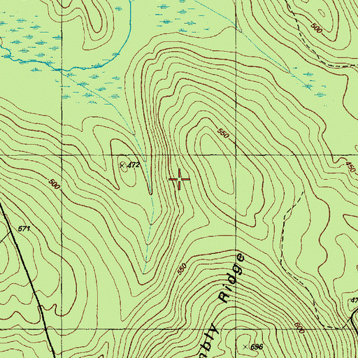Topographic Map of T3 R1 NBPP, ME
