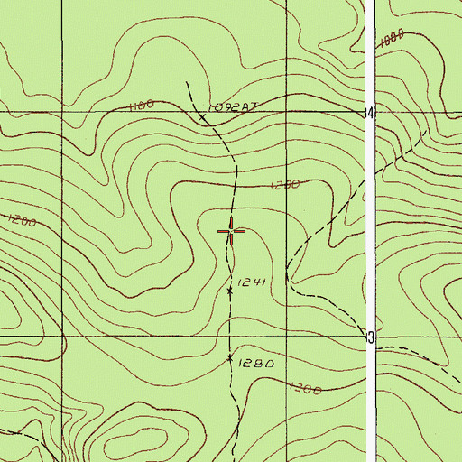 Topographic Map of T3 R8 WELS, ME