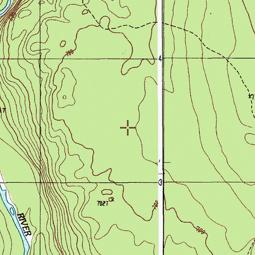 Topographic Map of T5 R7 WELS, ME