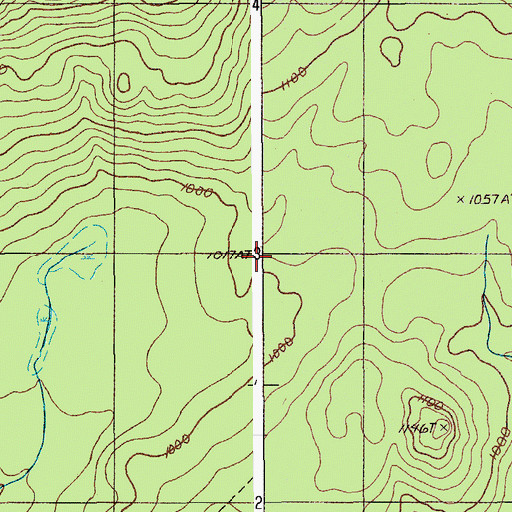 Topographic Map of T6 R6 WELS, ME