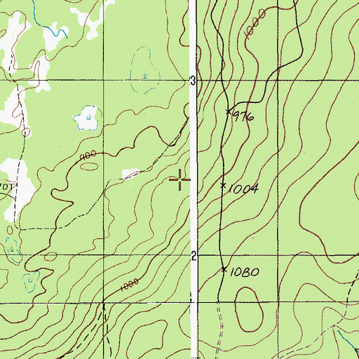 Topographic Map of T7 R6 WELS, ME