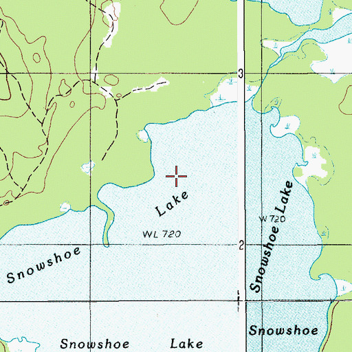 Topographic Map of T7 R7 WELS, ME