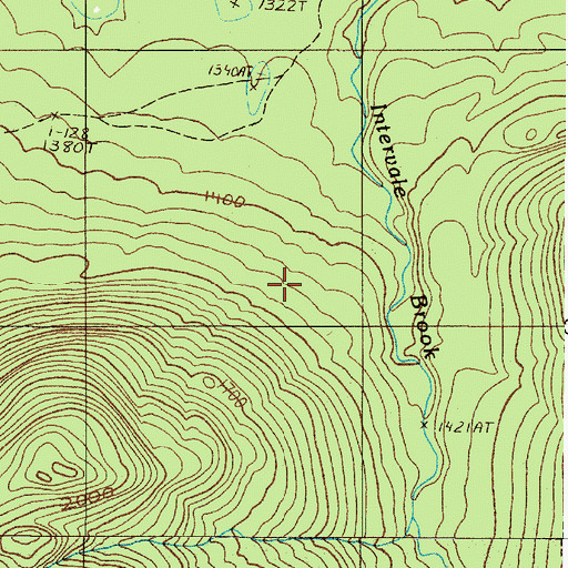 Topographic Map of Frenchtown Township, ME