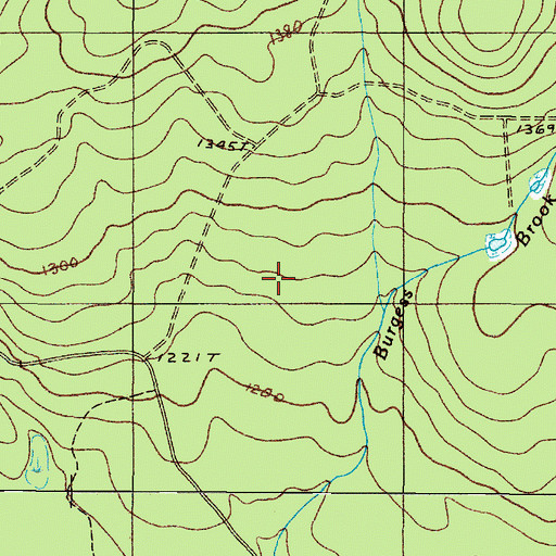 Topographic Map of Lily Bay Township, ME