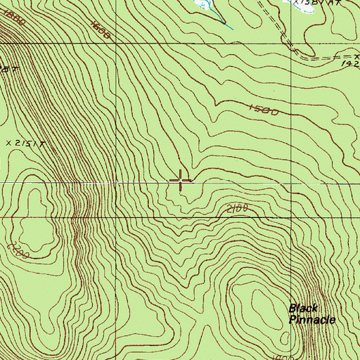 Topographic Map of Shawtown Township, ME
