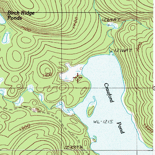 Topographic Map of TA R11 WELS, ME