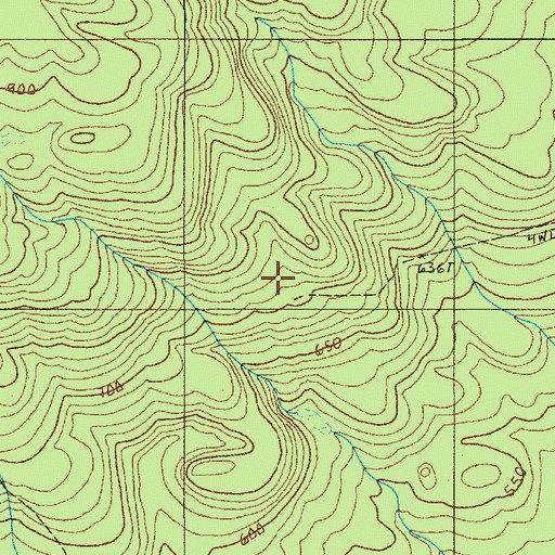 Topographic Map of Williamsburg Township, ME