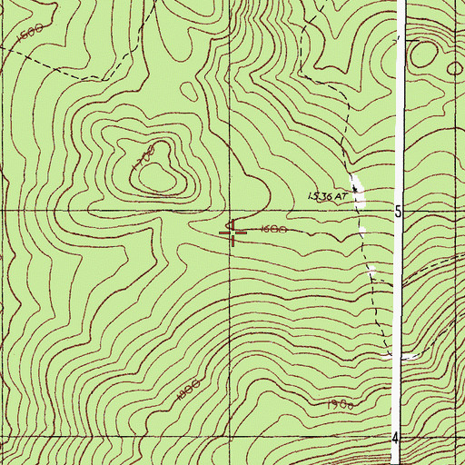 Topographic Map of Pierce Pond Township, ME