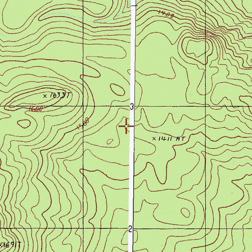 Topographic Map of Pittston Academy Grant, ME