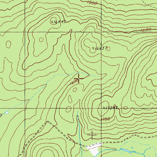 Topographic Map of Saint John Township, ME