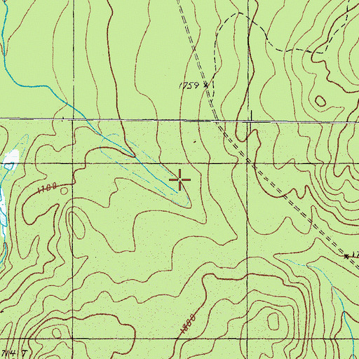Topographic Map of T4 R17 WELS, ME