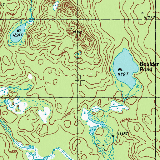 Topographic Map of T5 R7 BKP WKR, ME