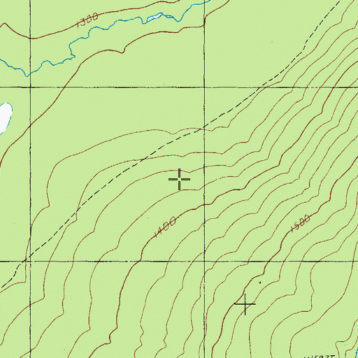 Topographic Map of T6 R17 WELS, ME
