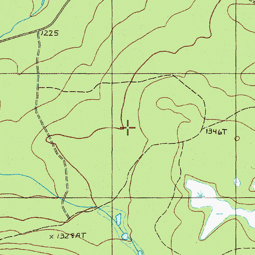 Topographic Map of T8 R18 WELS, ME