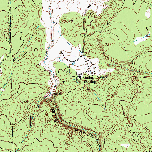 Topographic Map of Fort Wingate Workcenter, NM