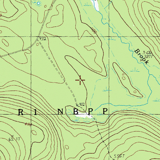 Topographic Map of T6 R1 NBPP, ME