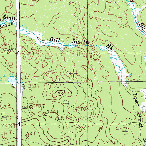 Topographic Map of T18 MD BPP, ME