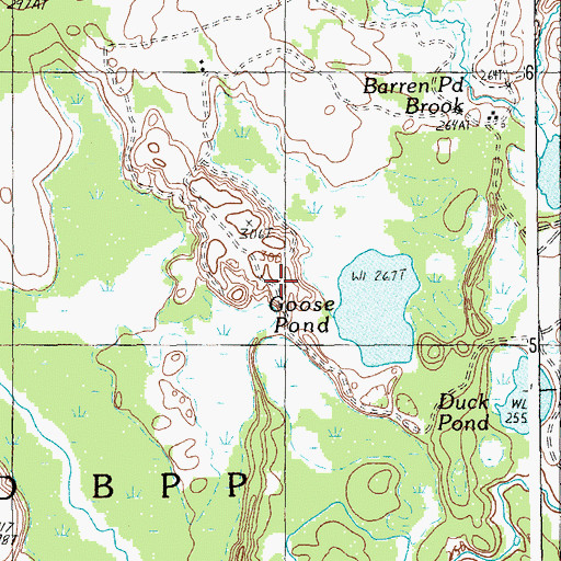 Topographic Map of T24 MD BPP, ME