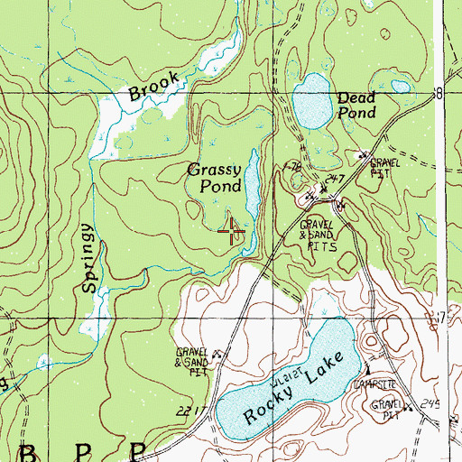 Topographic Map of T25 MD BPP, ME
