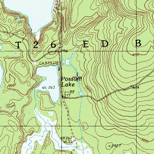 Topographic Map of T26 ED BPP, ME