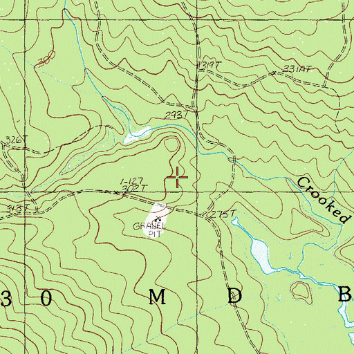 Topographic Map of T30 MD BPP, ME