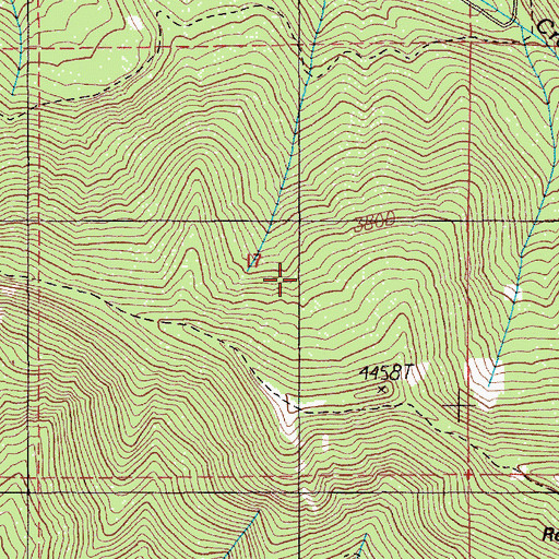 Topographic Map of Table Rock Wilderness, OR