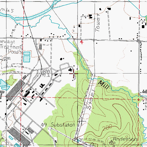 Topographic Map of Airbase Reserve County Park, OR