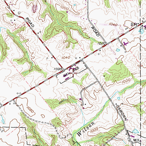 Topographic Map of Nike Site CD-27C (historical), OH