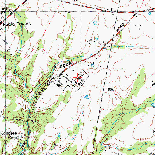 Topographic Map of Nike Site CD-46L (historical), OH