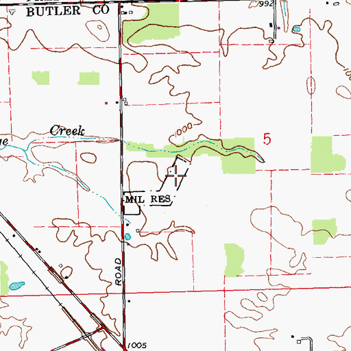 Topographic Map of Nike Site CD-78L (historical), OH