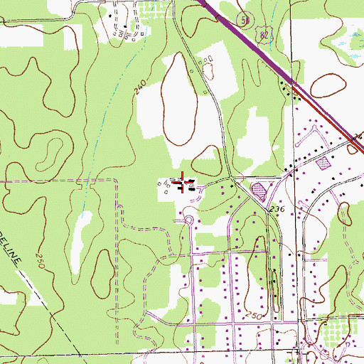 Topographic Map of Nike Site TU-79C (historical), GA