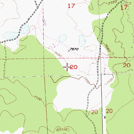 Topographic Map of El Malpais National Conservation Area, NM