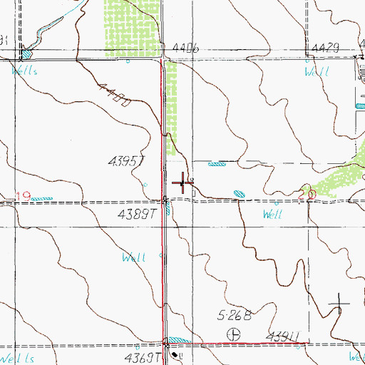 Topographic Map of Brookreson Ranch, AZ