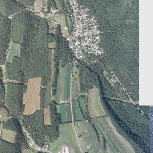Aerial/Satellite Image of Saltillo Cemetery, PA